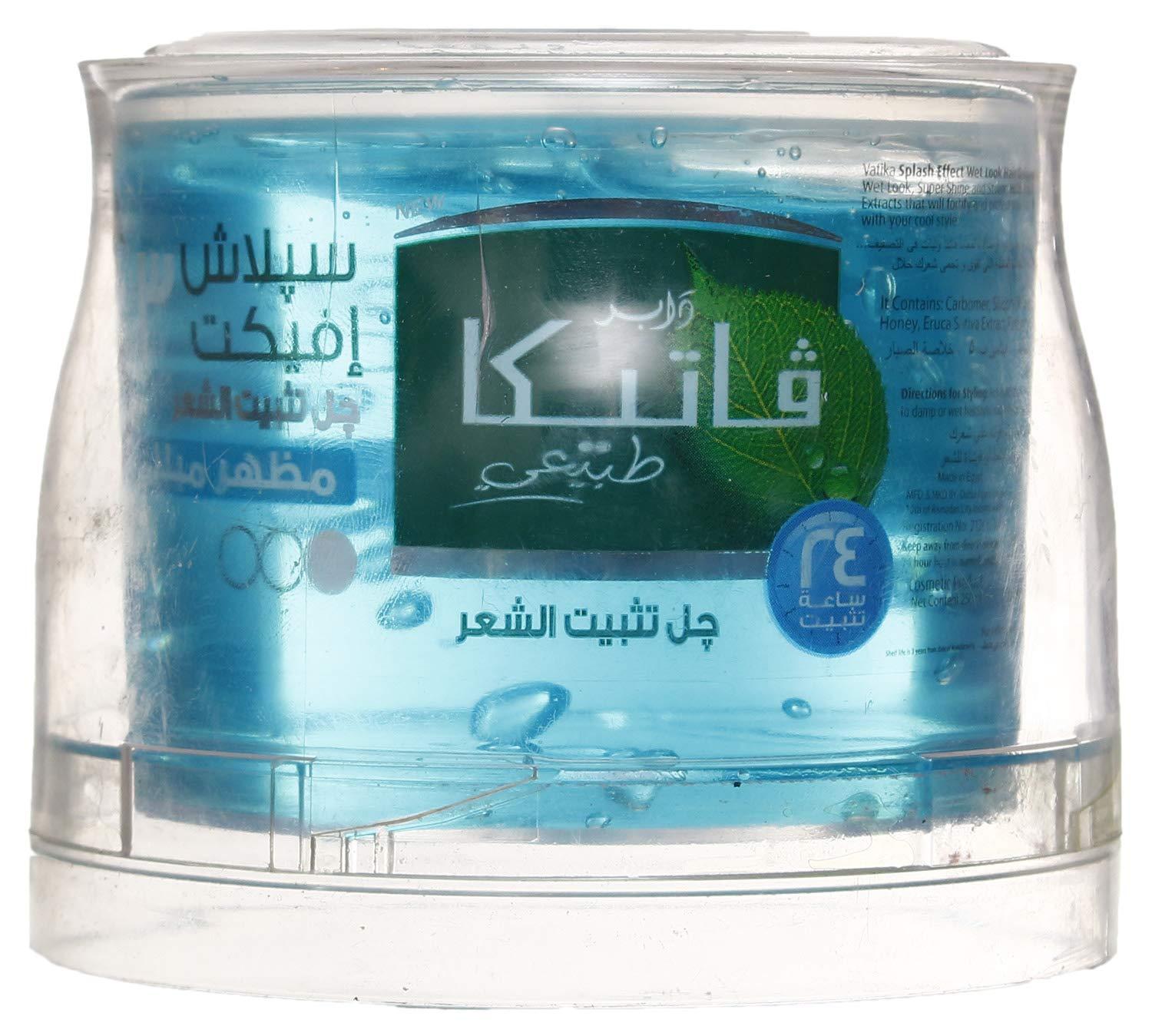 Vatika Styling Gel (Blue) Hold&Shine 35%Free 185 Ml