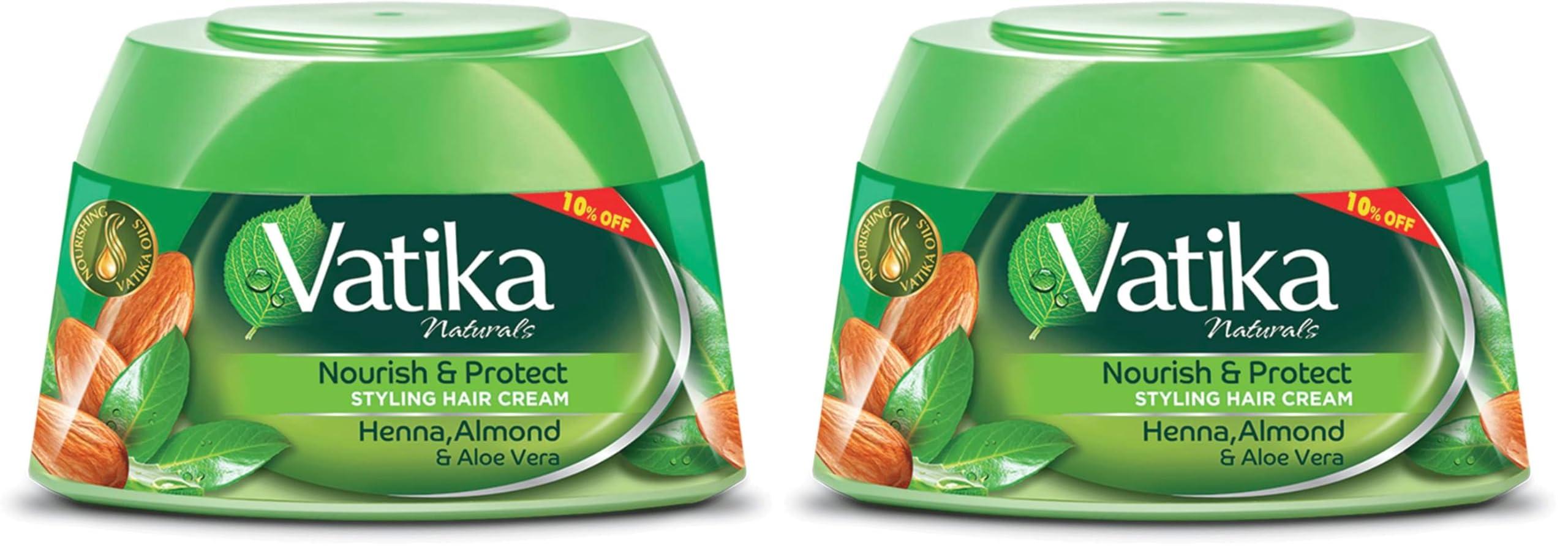 Vatika Hair Cream (Henna,Almond,Aloevera) 210Ml [-10%]