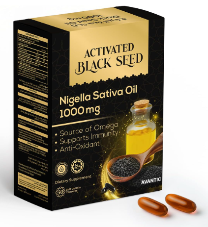 Activated blackseed 1000mg 30 capsules