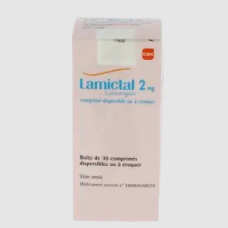 Lamictal 2 Mg 30 Tablets
