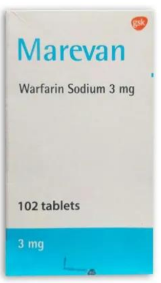 Marevan 3Mg 102Tabs