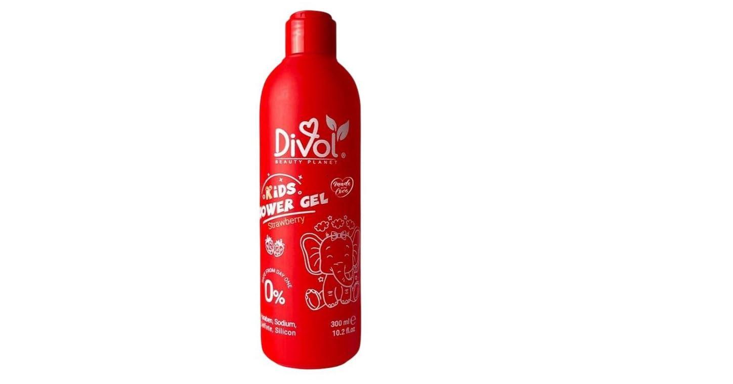 Divol Kids Shower Gel Strawberry 300ml